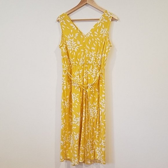 a new day Dresses & Skirts - A New Day yellow midi summer dress size small